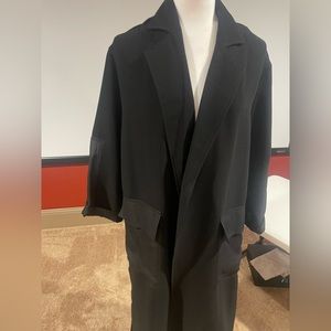 TopShop black duster jacket size 6